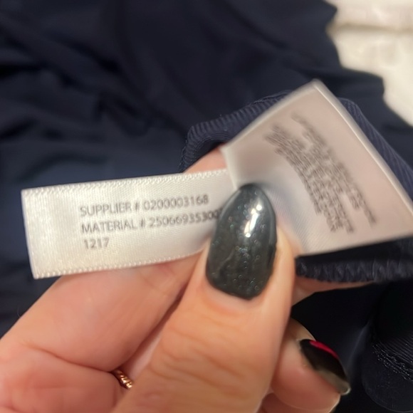 Lauren by Ralph Lauren Navy Blue A-Line Ribbed Sheath Dress Sz 6 Classic Preppy - Picture 7 of 13